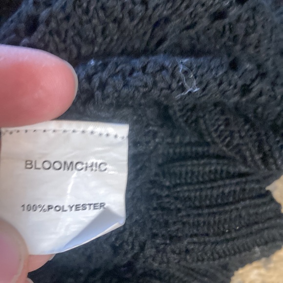 Bloom chic black knit sweater - Picture 5 of 5